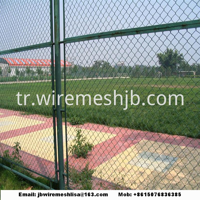 PVC Coated And Galvanized Chain Link Fence